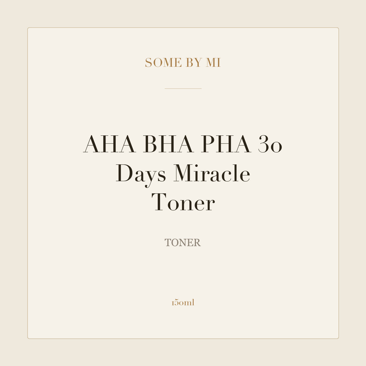 Some By Mi AHA BHA PHA 30 Days Miracle Toner
